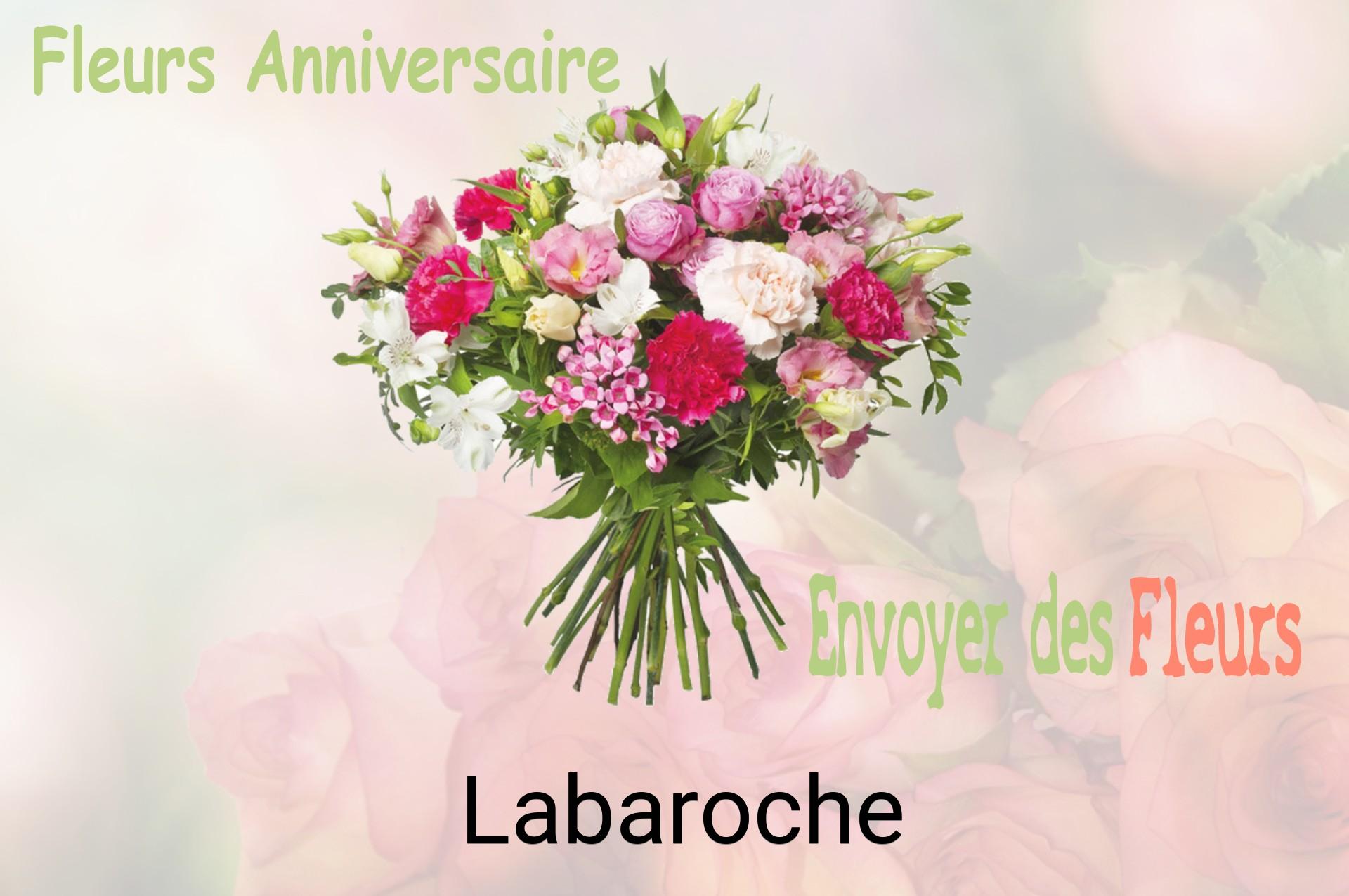 Bouquet de fleurs d’anniversaire livré à Labaroche